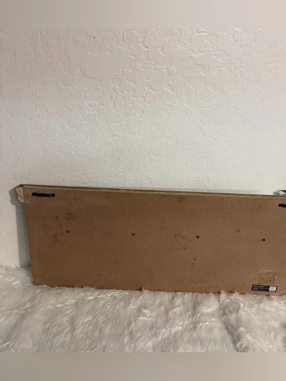 Rustic Wood Key Rack with Black Backplates and Glass Knobs